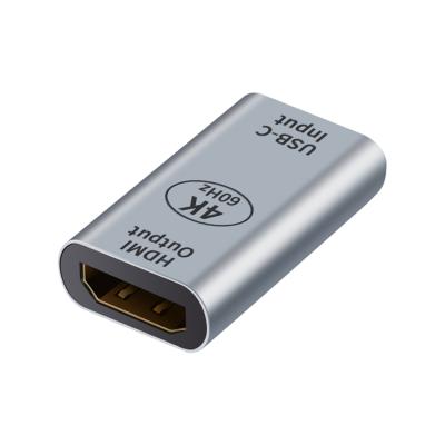 China Hot Selling Type-c Female Transfer Data To Female HDTV Hub Adapter For Computer And Backup for sale