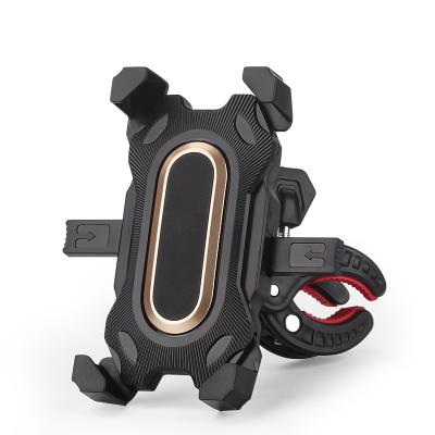 China Universal Adjustable Motorcycle Cell Phone Holder Bike Mount Handlebar Holder for sale