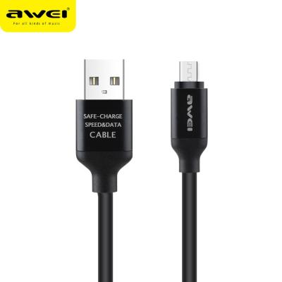 China Quick Charging Wholesales Phone Cable Charger Awei USB Cable CL-81 en venta