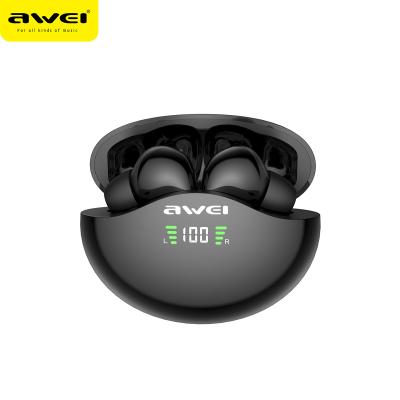 China In-Ear AWEI Quality Super Bass Dual Driver EarbudsT12 TWS Bluetooth Earphone New en venta