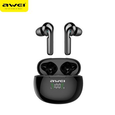 China 2020 AWEI New Arrival T15P LCD Digital Display TWS Earphone for sale