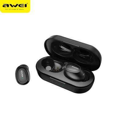 China New Arrival T6 Mini TWS In-ear AWEI Bluetooth Headset Stable Connection Earphone Wholesale Te koop