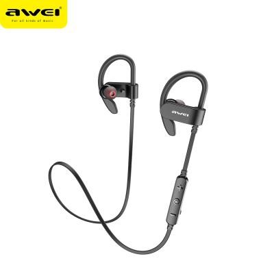 中国 Ear Hook Over Ear Neckband WT50 AWEI Neck Band Ear Hook Sports Headphones Wholesale Custom Bluetooth Earphone 販売のため