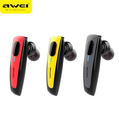 China Plastic Business AWEI N3 Bluetooth In-ear Earphone Simple Wireless Earphone Factory Price for sale