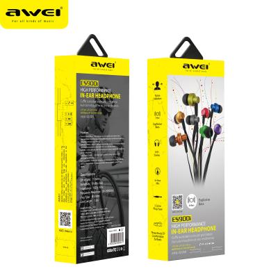 中国 ES-900I In-ear In-ear earphone with microphone wired earphones for cell phone aux stereo earphone. 販売のため