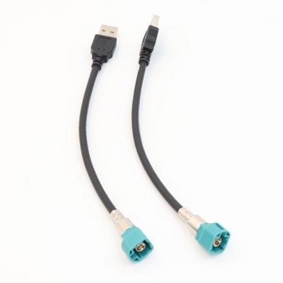 China Premium Quality Automotive High Speed ​​Data to USB HSD to USB Extension Cables for sale