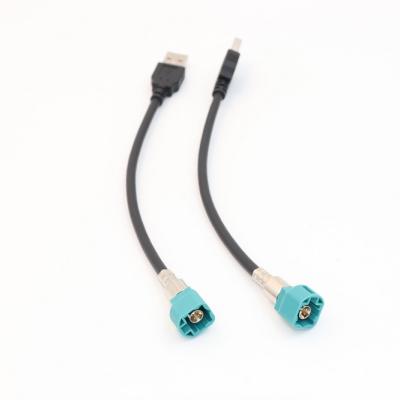 China Cable Assembly Automotive High Speed ​​Data With Superior Quality HSD To USB HSD To USB Extension Cables for sale