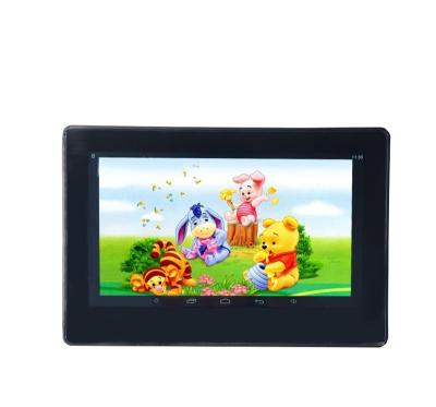 China 7 Inch Android Digital Picture Frame Wifi Touch Screen Video Download Image Songs Frame Cheap Loop for sale