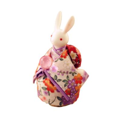 China Plush New Product Factory Christmas Gift Peach Blossom Rabbit Music Box Supplier Customized Christmas Gift for sale