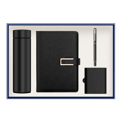 China New 2022 Agriculture Business Gifts Book Custom Logo A6 4 Pieces Notebook Gift Business Set With Pen In Box for sale