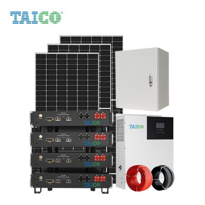 China Price 4kw 5kw 6kw 8kw Home Hybrid Free Design Solar System 3kw 3kva Solar Power System Easy Installation for sale