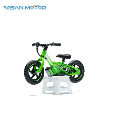 China Aluminum Alloy Kids Mini Ebike 200W Kids Balance Bike 12 Inch 18V 5.2AH Kids Ebike American Cheap Wholesale Child Electric Bicycle for sale