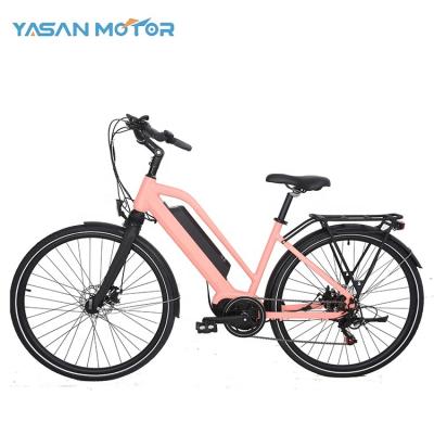 China Good Quality Aluminum Alloy 26 Inch Electric City Bike 250w Trekking Ebike Popular In Europe - Buy Ebike, Electric Bike, Electric City Bike for sale