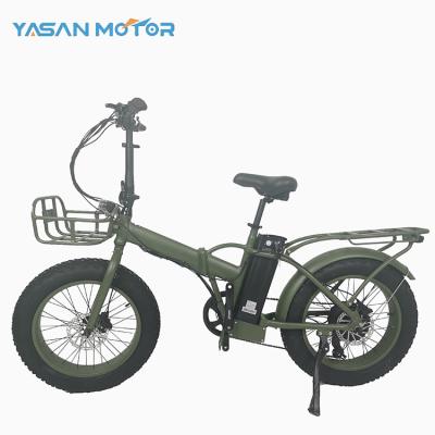 China Wholesale Very Popular High Quality Aluminum Alloy Fat Bike Folding Electric Bike Fat Bike 20 Inch Electric Snow Bike for sale