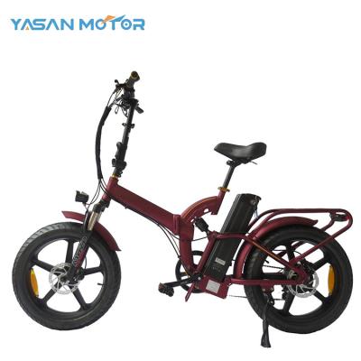 China New Model Aluminum Alloy Snow Bikes Off Road Fat Folding Electric Bicycle 500w Folding Electric Bicycle for sale