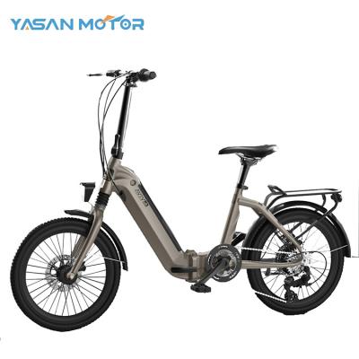 China Hot Selling 20 Inch Aluminum Alloy Folding Bicycle Bike Frame New High Quality Folding Electric Battery for sale