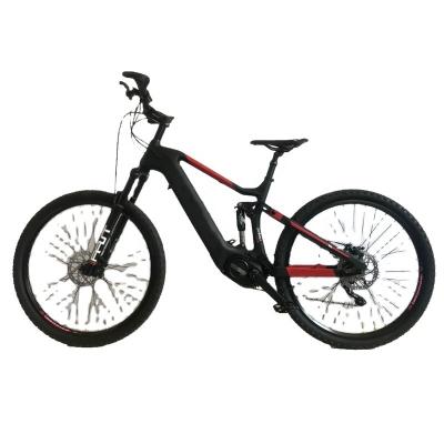 China Luxury Mid Drive 36V Full Carbon Suspension Electric Mountain Bike 250W For Sale for sale