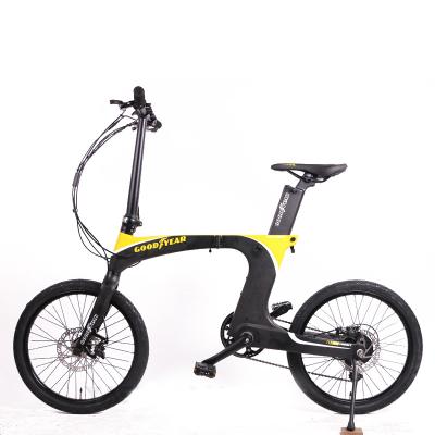 China 2018 Lightweight Carbon Fiber 250W Electric Bike Foldable Ebike For Sale for sale