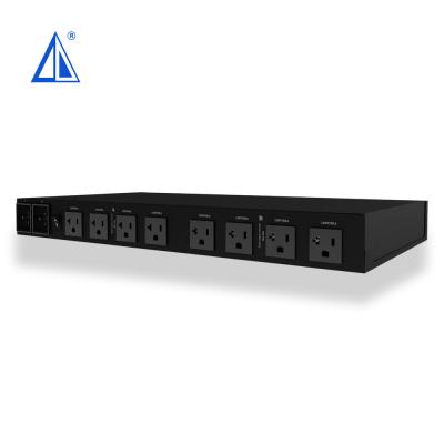 China Black Industrial Certified , High Efficiency Full Plug Power Strip For Charging Sockets NP-08R for sale