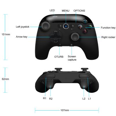 China Support Multi Players YLW New Model Black Wireless Pro Game Controller For Switch for sale