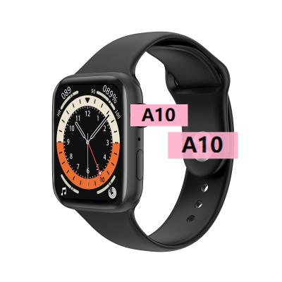 China 2021 Hot New A10 Touch Screen Watch YLW 2021 Full Touch 1.75 Inch Custom Fitness Tracker Blood Pressure Smart Wristband for sale