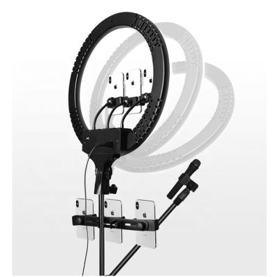 China YLW PORTABLE Dimmable 18 Inch Makeup Ring Light Led Circle With Tripod Stand Selfie Photography Ring Light for sale