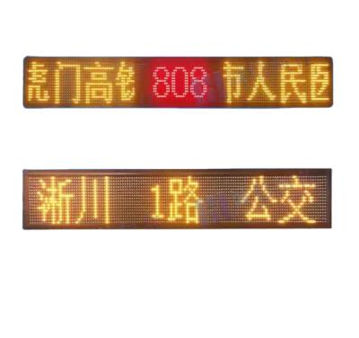 China Double sided display rolling Wifi AO-R10-825X380-1B decimal pointg control car roof moving taxi P5 double sided display top led sign for sale