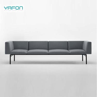 China New Modern Design 4 Seater Modular Custom Office Sofa For Public Space for sale