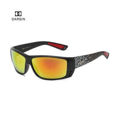 China Fashion DARSIN Sunglasses Factory Wholesale Custom Mirror Fishing Recycling Driving XLOOP Polarized Sports Sunglasses Men for sale