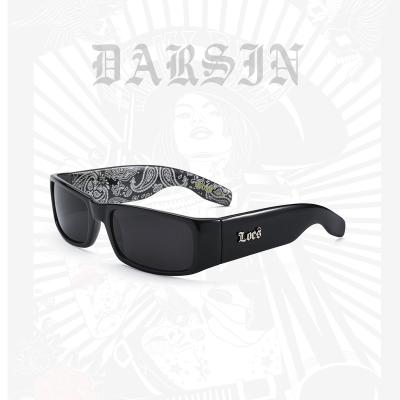 China DARSIN Factory High Quality LOCS Sun Bandana Environmental Friendly Printing Glass Men Polarized UV400 Sunglasses for sale