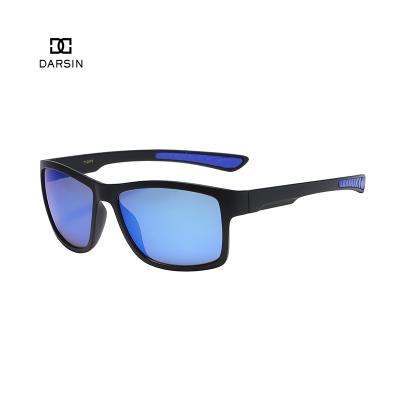 China Oversized Rectangle Logo Men Polarized Driving Sunglasses Custom Factory DARSIN Amazon Classic Environmental Friendly for sale