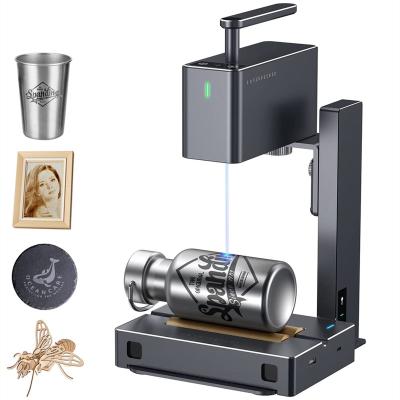 China Portable 3D 3D Laser Engraving Machine Laser Marking Machine For Wood Leather And Glass for sale