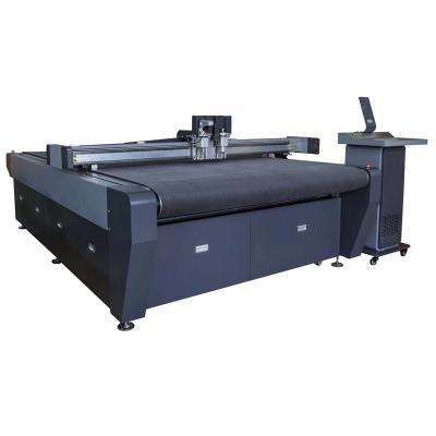 China Garment Shops XS-1625 CNC Oscillating Knife Cutter Machine For Leather Roll Soft Material Cutting Machine for sale