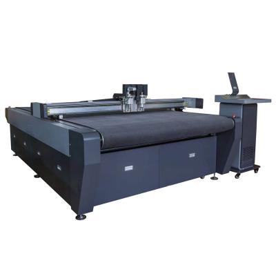 China Retail Hot Selling CNC Knife Cutter Oscillating Machine XS-1625 With Factory Price Vibrating Knife Cutting Machine For Leather for sale