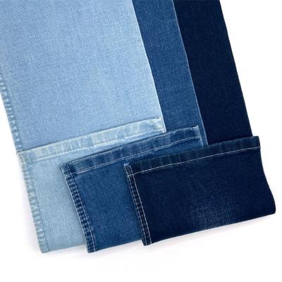 China Breathable new designs woven TO CHAT DYEED high quality stretch denim fabric for fashion jeans dress for sale