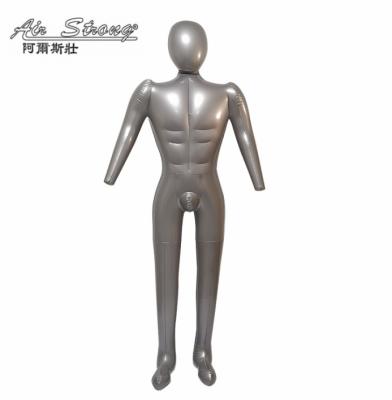 China Full Body Inflatable Inflatable Mannequin Male Head With Soulder&Arm for sale