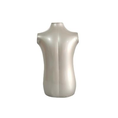 China PVC Inflatable Mannequin Inflatable Kid Half Body Mannequin for sale