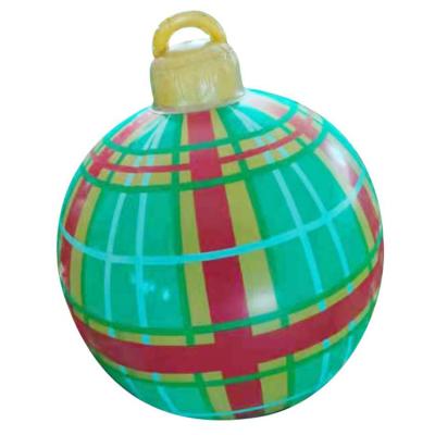 China Toy Outdoor Christmas Inflatable Decorated Inflatable Christmas Ball PVC Ball Ornaments for sale