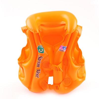 China 0.18~0.50mm PVC EN71 Inflatable Life Jacket Swim Vest For Kids for sale