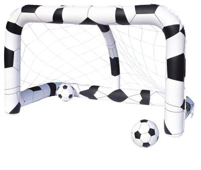 China PVC Inflatable Soccer Goal With Ball Toys For Kids Summer Water Sports Swimming Game Toy Inflatable Blow Up Ball for sale