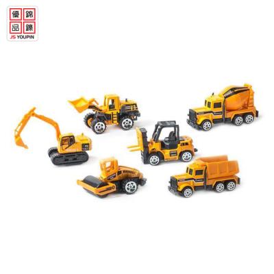 China Freewheel Diecast Toy Cast Diecast Dump Truck Alloy Engineering Toy Car Model Toy for sale