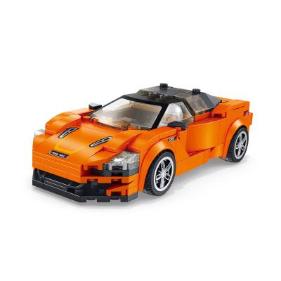 China Hot Selling Building Toy Amazon Building Block 3d Race Car Vehicle Bricks Educational Diy Toys For Children for sale