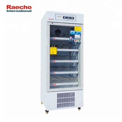 China 300L Laboratory Blood Bank Refrigerator Equipments Medical Cryogenic Blood Bags Storage Freezer 4 Degree 620*520*1960 for sale