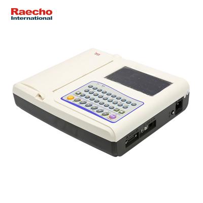 China Suitable For Children Portable 12 Channel ECG Machine 7 Inch Color LCD Electrocardiograph for sale