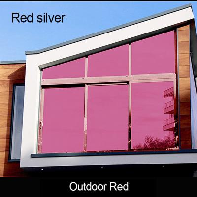 China Self Adhesive Building Glass Film Residential Window Tinting Building Window Insulation Solar Film One Way Black Tint for sale