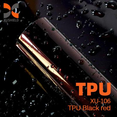 China TPU Black red 5 Years Warranty Heat Repair Gloss Anti Scratch Non Yellowing Car Wrap TPU TPH PPF Paint Protection Film à venda