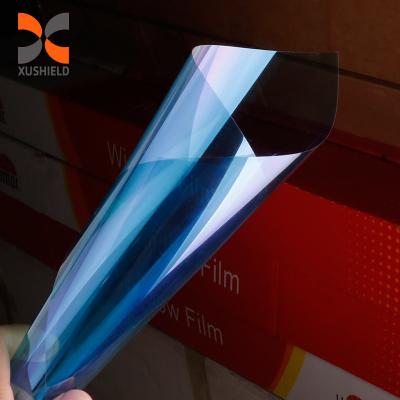 China CH6099 Blauw Paarse Kameleon Tint 2 Mil Warmte krimpen Kleurveranderend Kameleon Venster Tint Film voor Autoverrasser Te koop