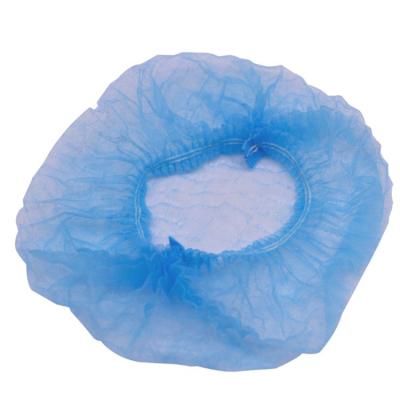 China 2020 Hot Selling Disposable Personal Protective Device Hair Net Cap Cover Band Clip High Strength Non Woven Buffy Head Cap for sale