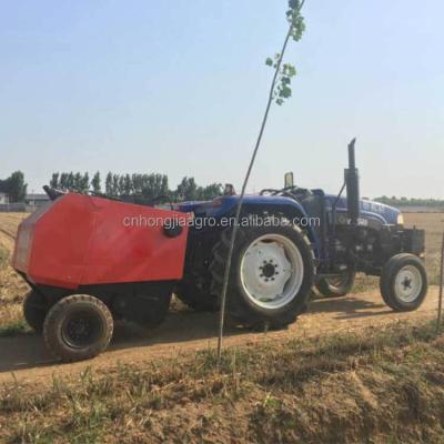 China straw baler export to zimbabwe round wheat straw maize silage hay baler machine for sale for sale