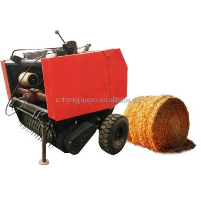 China Round Mini Straw Baler 2022 Wheat, Rice, Corn, Hay And Straw Baler Machine for sale